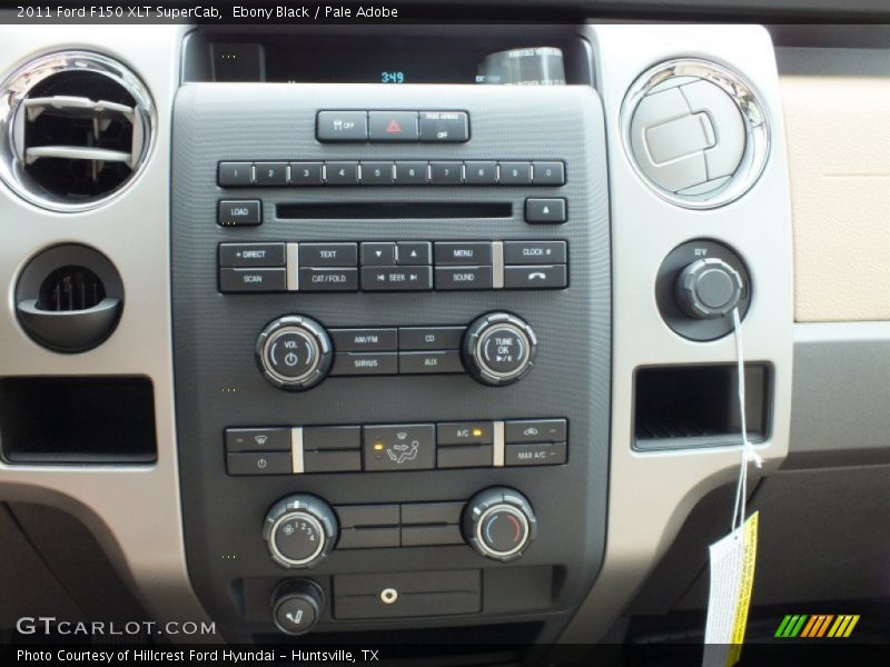 Ebony Black / Pale Adobe 2011 Ford F150 XLT SuperCab