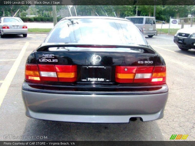 Black Onyx / Sage 1999 Lexus ES 300