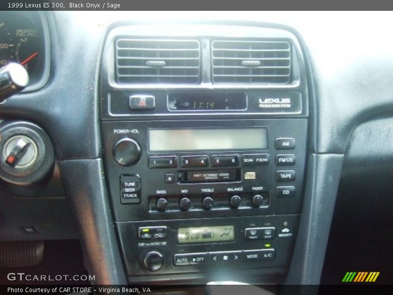 Black Onyx / Sage 1999 Lexus ES 300