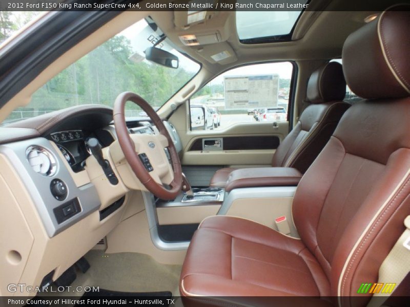 Golden Bronze Metallic / King Ranch Chaparral Leather 2012 Ford F150 King Ranch SuperCrew 4x4