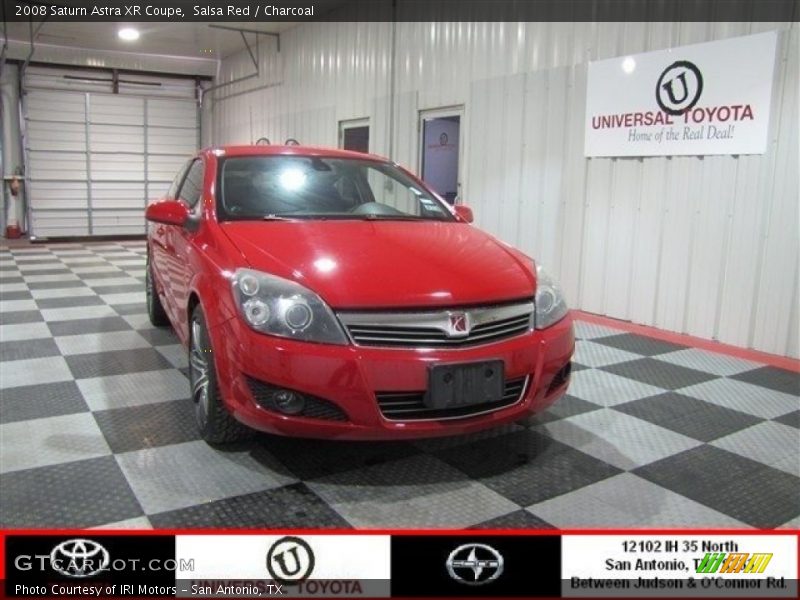 Salsa Red / Charcoal 2008 Saturn Astra XR Coupe