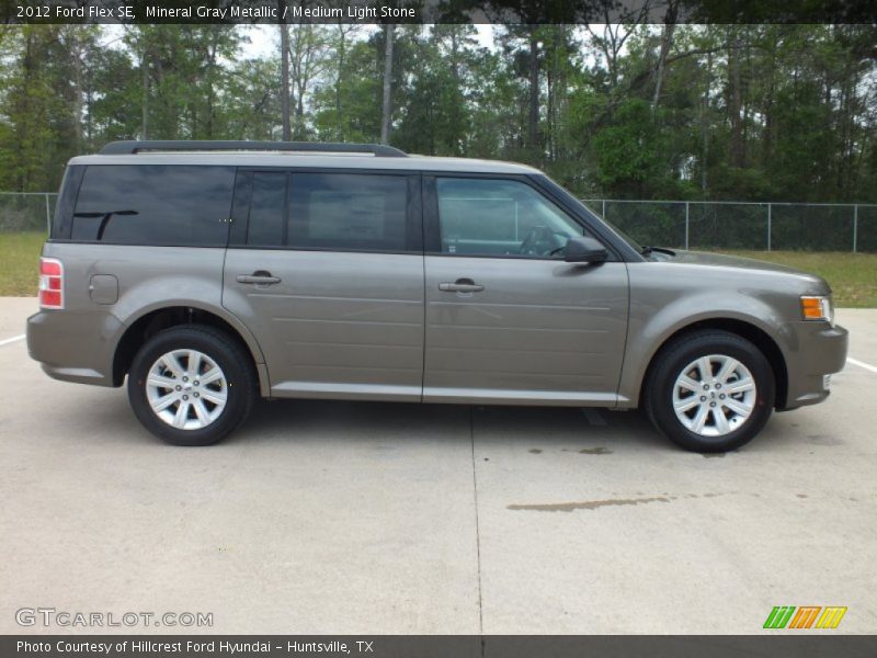 Mineral Gray Metallic / Medium Light Stone 2012 Ford Flex SE
