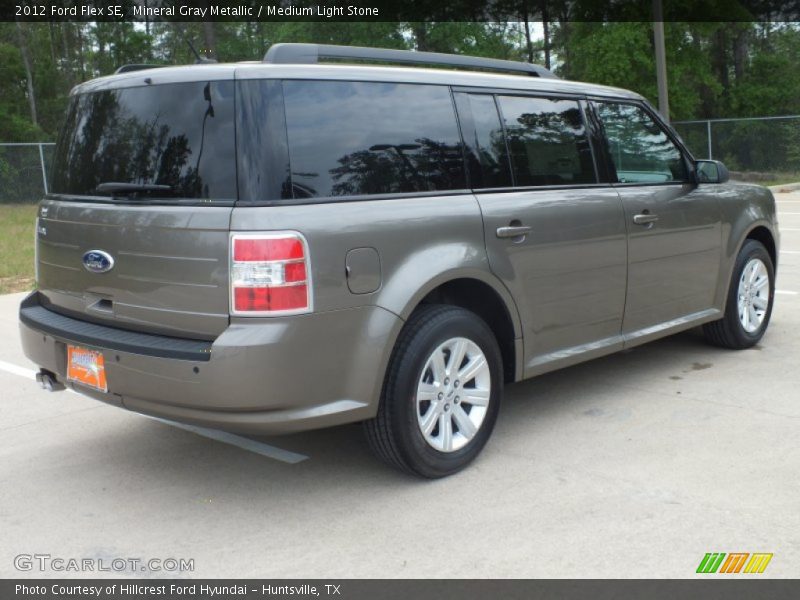 Mineral Gray Metallic / Medium Light Stone 2012 Ford Flex SE