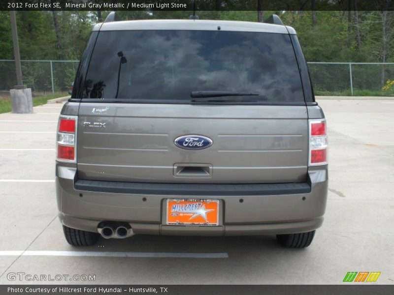 Mineral Gray Metallic / Medium Light Stone 2012 Ford Flex SE