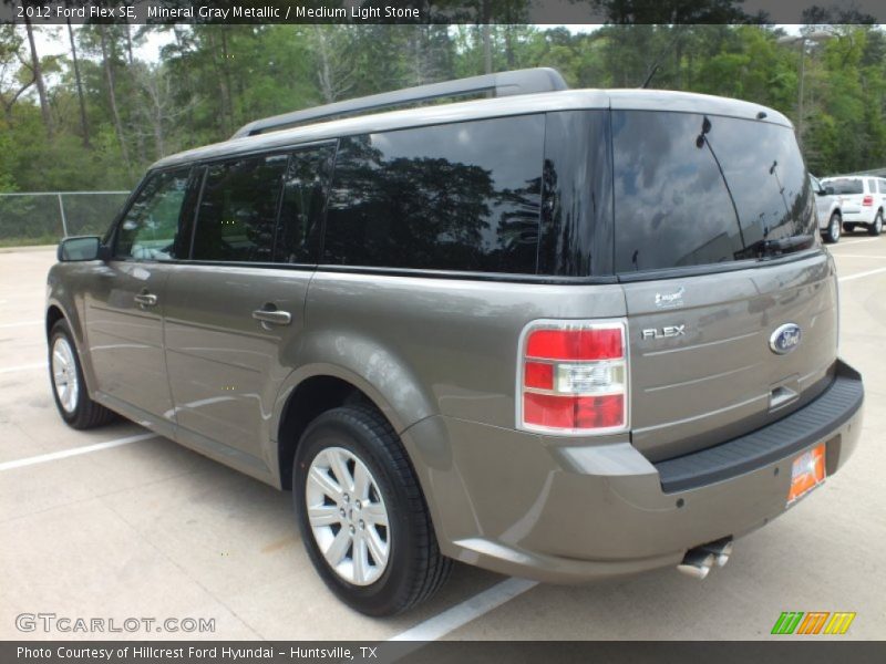 Mineral Gray Metallic / Medium Light Stone 2012 Ford Flex SE