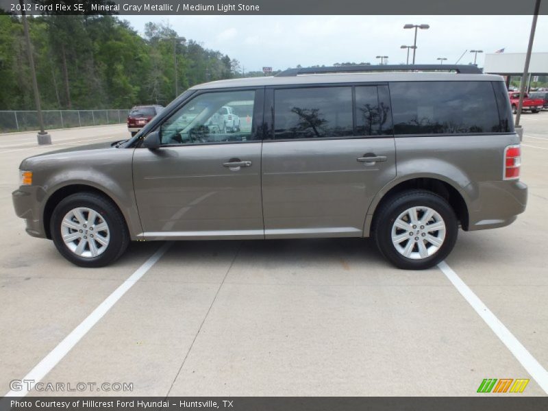Mineral Gray Metallic / Medium Light Stone 2012 Ford Flex SE