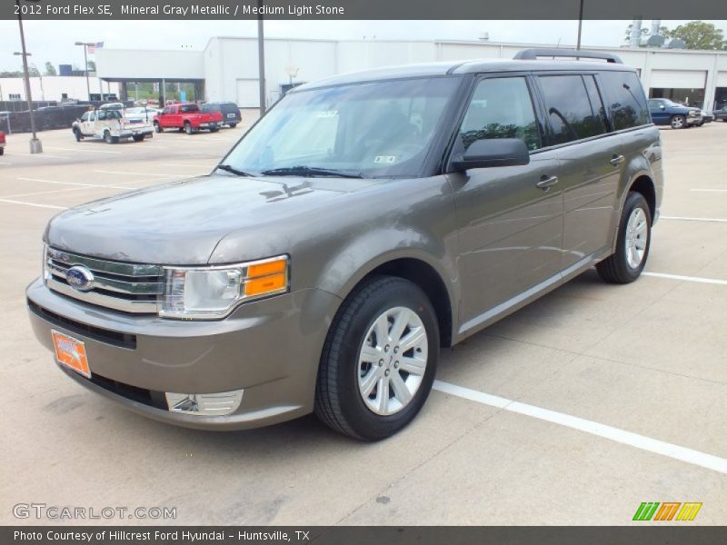 Mineral Gray Metallic / Medium Light Stone 2012 Ford Flex SE