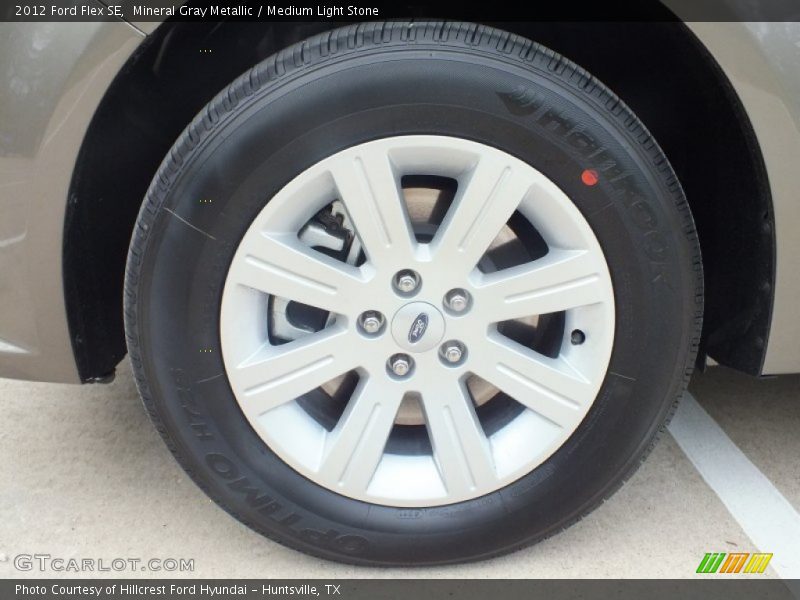 Mineral Gray Metallic / Medium Light Stone 2012 Ford Flex SE