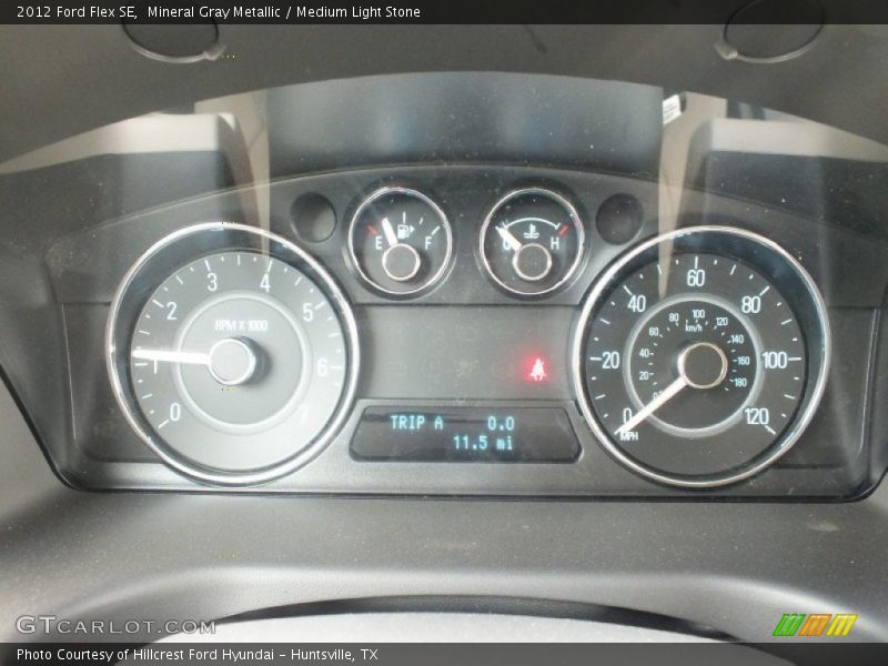 Mineral Gray Metallic / Medium Light Stone 2012 Ford Flex SE
