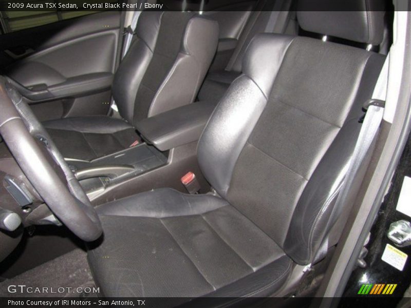 Crystal Black Pearl / Ebony 2009 Acura TSX Sedan