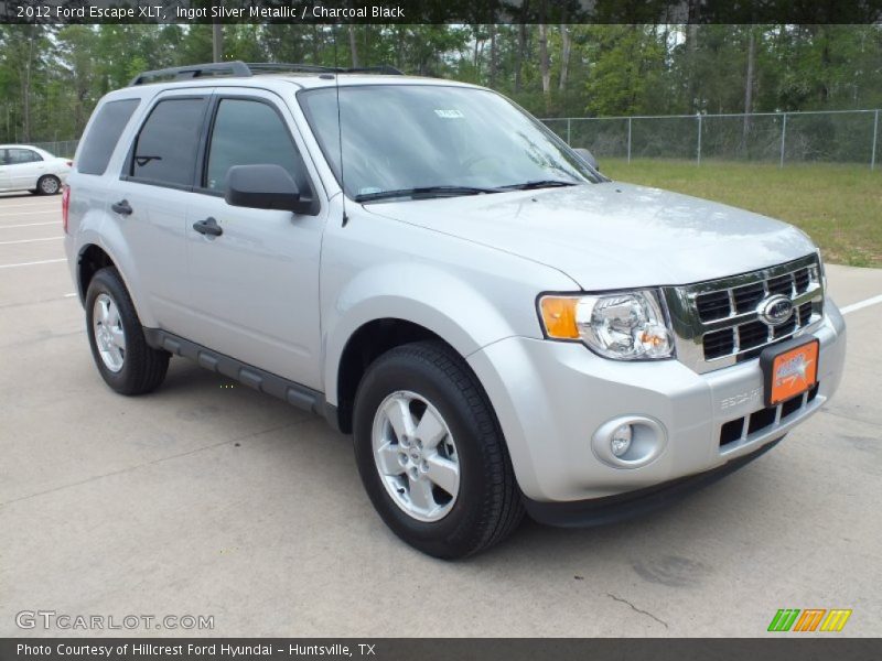 Ingot Silver Metallic / Charcoal Black 2012 Ford Escape XLT