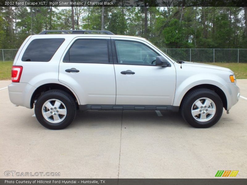 Ingot Silver Metallic / Charcoal Black 2012 Ford Escape XLT