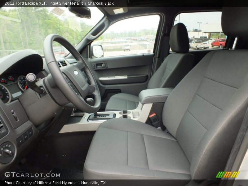 Ingot Silver Metallic / Charcoal Black 2012 Ford Escape XLT