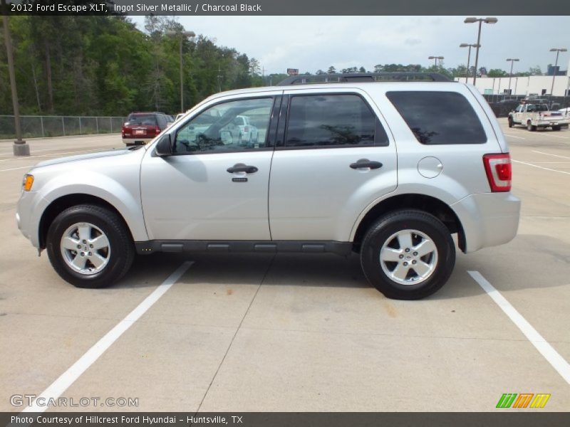 Ingot Silver Metallic / Charcoal Black 2012 Ford Escape XLT