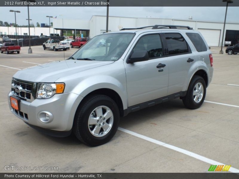 Ingot Silver Metallic / Charcoal Black 2012 Ford Escape XLT