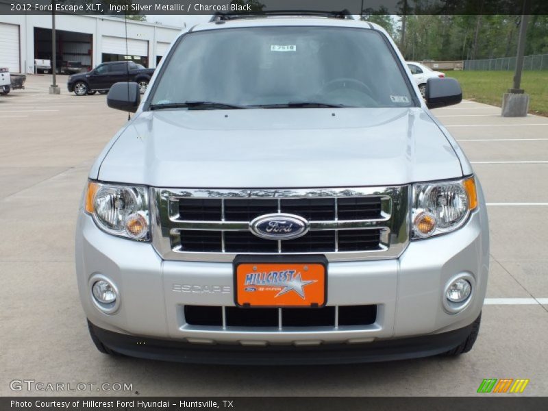 Ingot Silver Metallic / Charcoal Black 2012 Ford Escape XLT