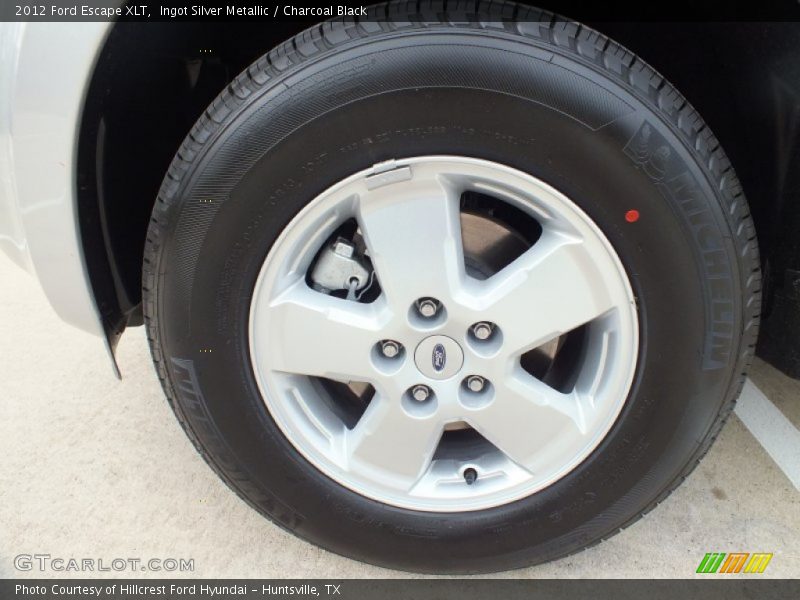 Ingot Silver Metallic / Charcoal Black 2012 Ford Escape XLT