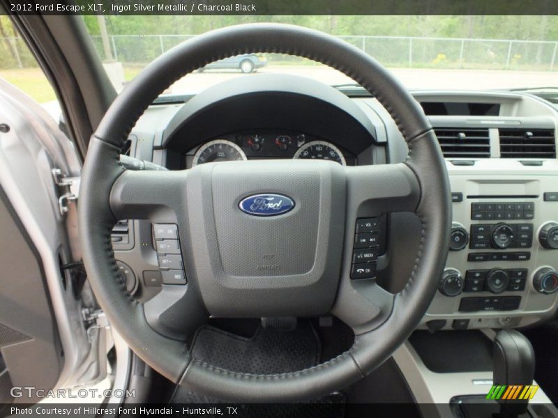 Ingot Silver Metallic / Charcoal Black 2012 Ford Escape XLT