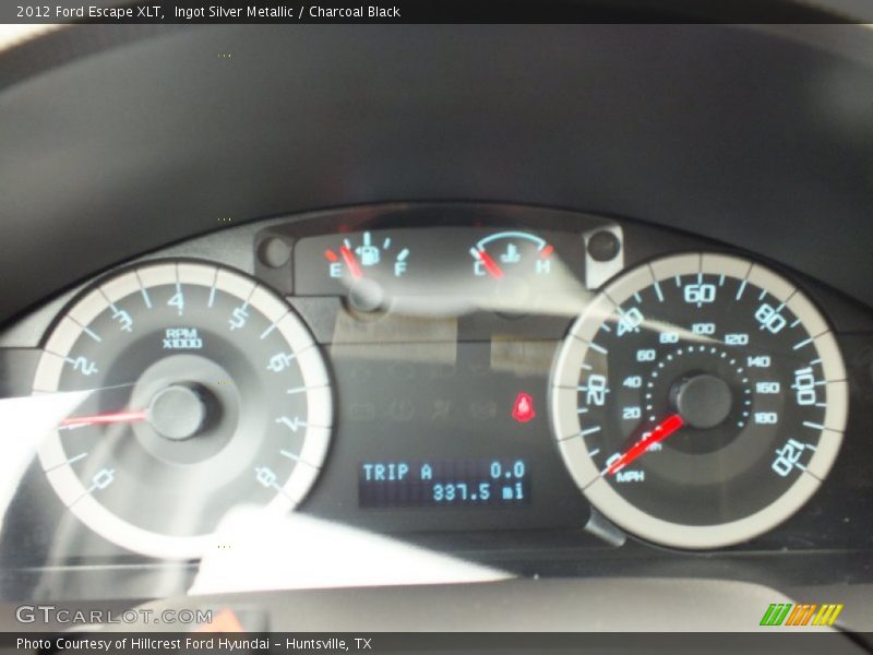 Ingot Silver Metallic / Charcoal Black 2012 Ford Escape XLT