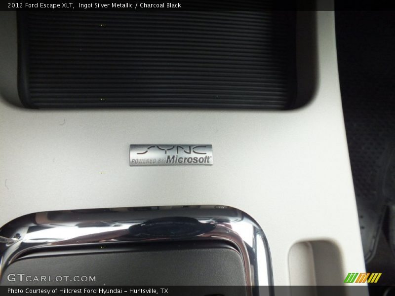 Ingot Silver Metallic / Charcoal Black 2012 Ford Escape XLT