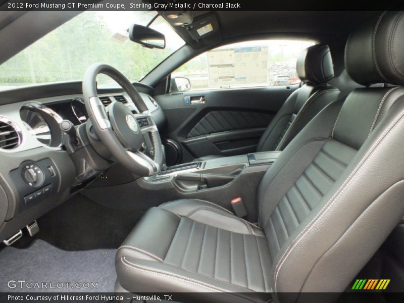  2012 Mustang GT Premium Coupe Charcoal Black Interior