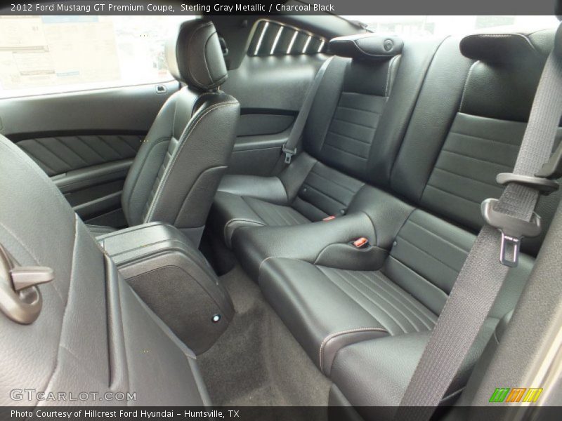 Rear Seat of 2012 Mustang GT Premium Coupe