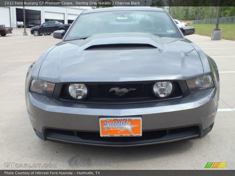 Sterling Gray Metallic / Charcoal Black 2012 Ford Mustang GT Premium Coupe