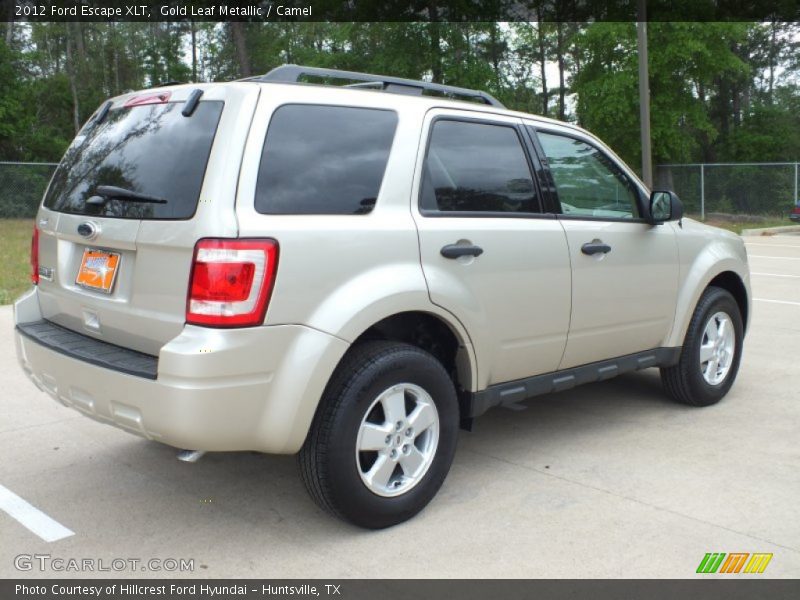 Gold Leaf Metallic / Camel 2012 Ford Escape XLT