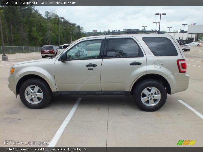 Gold Leaf Metallic / Camel 2012 Ford Escape XLT