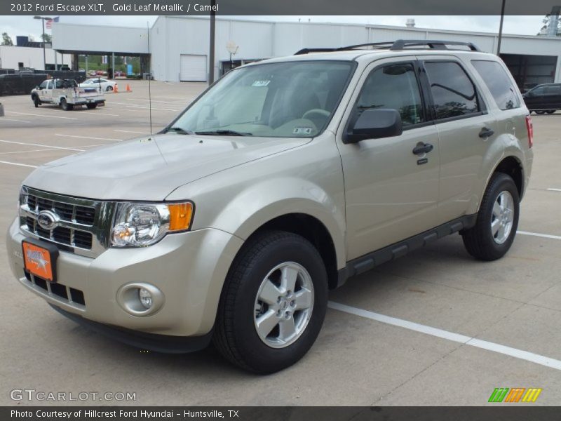 Gold Leaf Metallic / Camel 2012 Ford Escape XLT