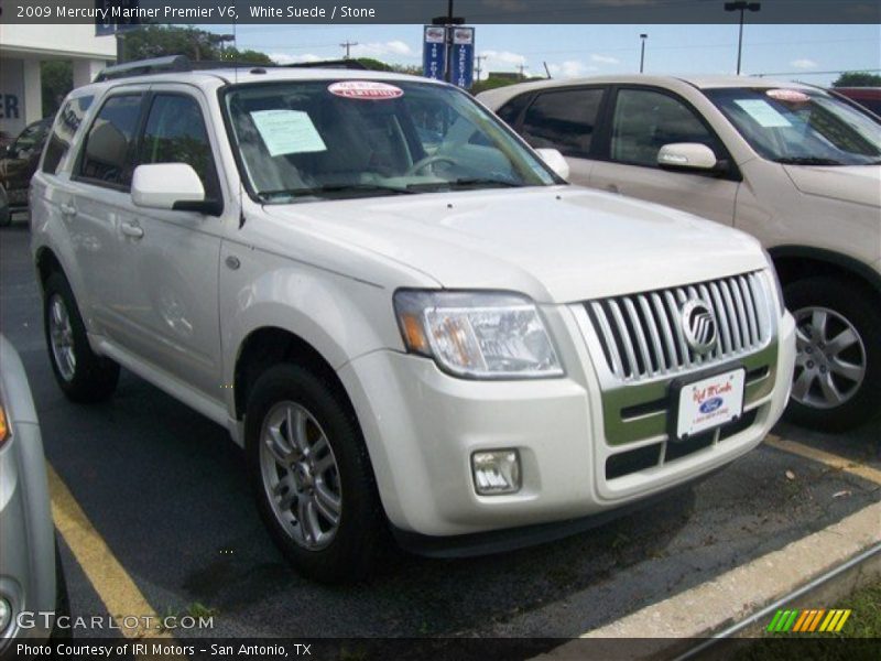 White Suede / Stone 2009 Mercury Mariner Premier V6