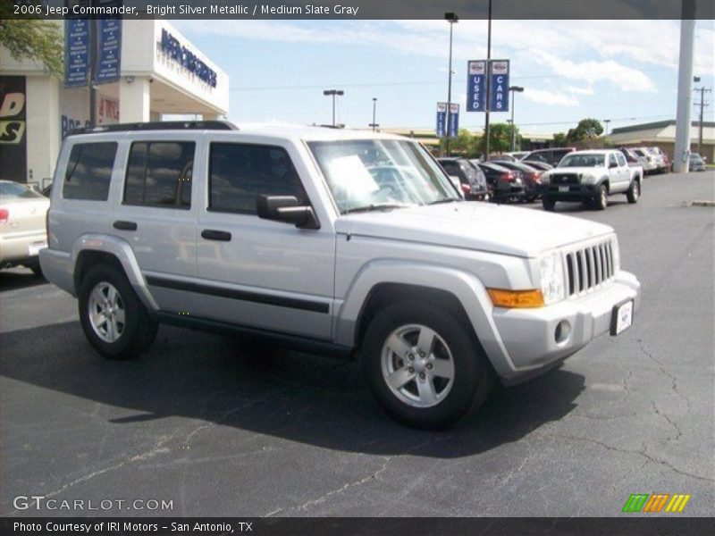 Bright Silver Metallic / Medium Slate Gray 2006 Jeep Commander