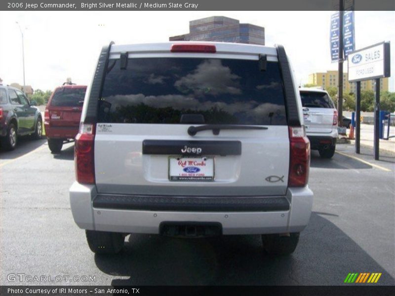 Bright Silver Metallic / Medium Slate Gray 2006 Jeep Commander