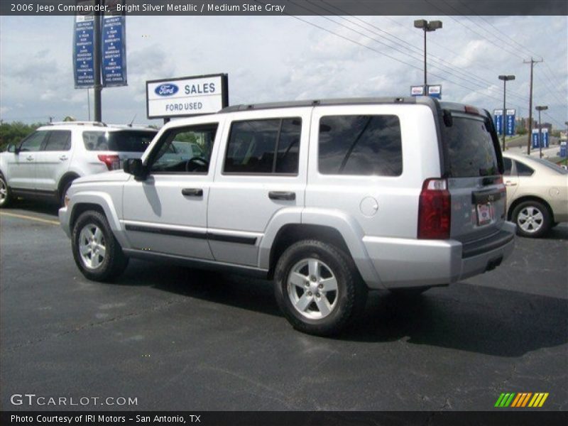 Bright Silver Metallic / Medium Slate Gray 2006 Jeep Commander