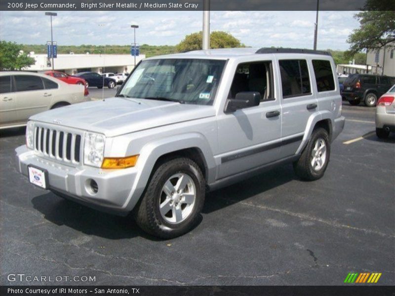 Bright Silver Metallic / Medium Slate Gray 2006 Jeep Commander