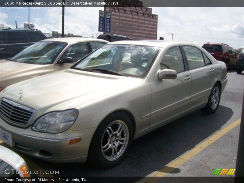 Desert Silver Metallic / Java 2000 Mercedes-Benz S 500 Sedan