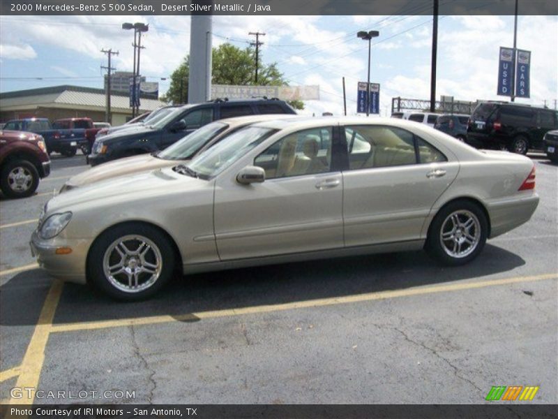 Desert Silver Metallic / Java 2000 Mercedes-Benz S 500 Sedan