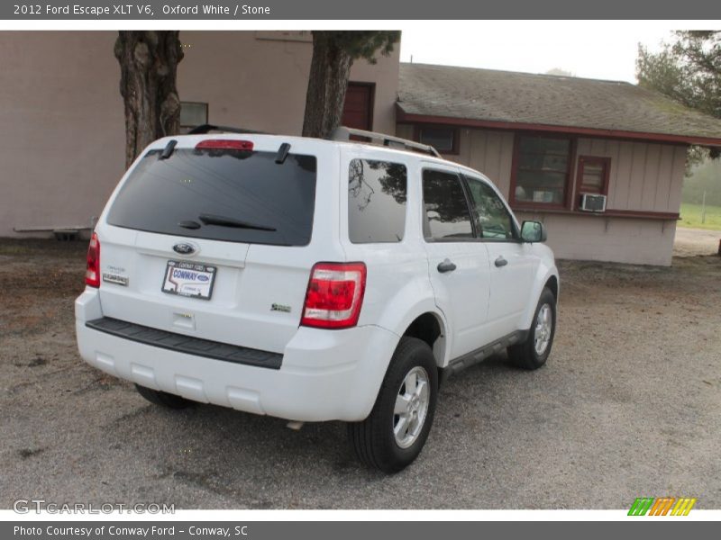 Oxford White / Stone 2012 Ford Escape XLT V6