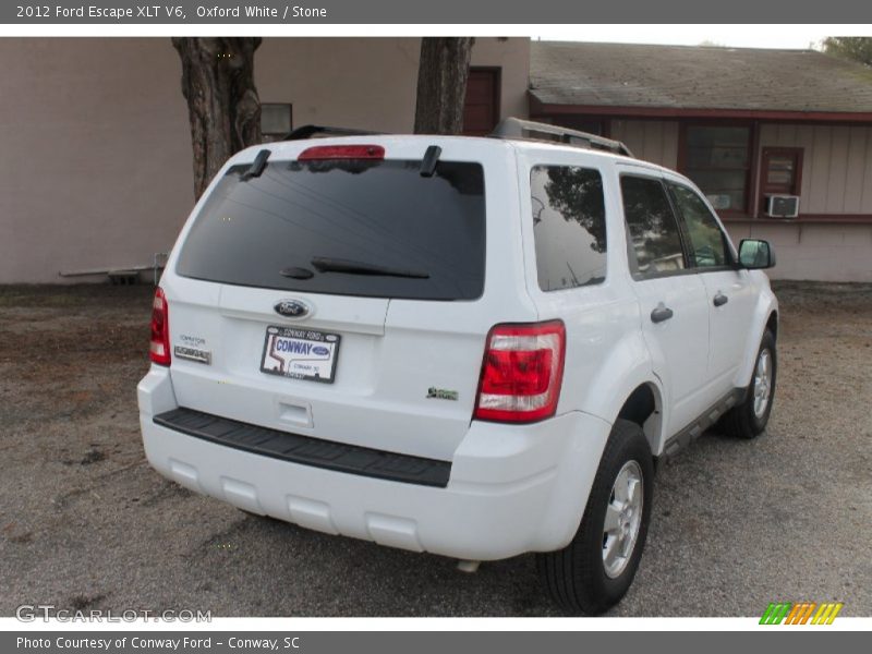 Oxford White / Stone 2012 Ford Escape XLT V6