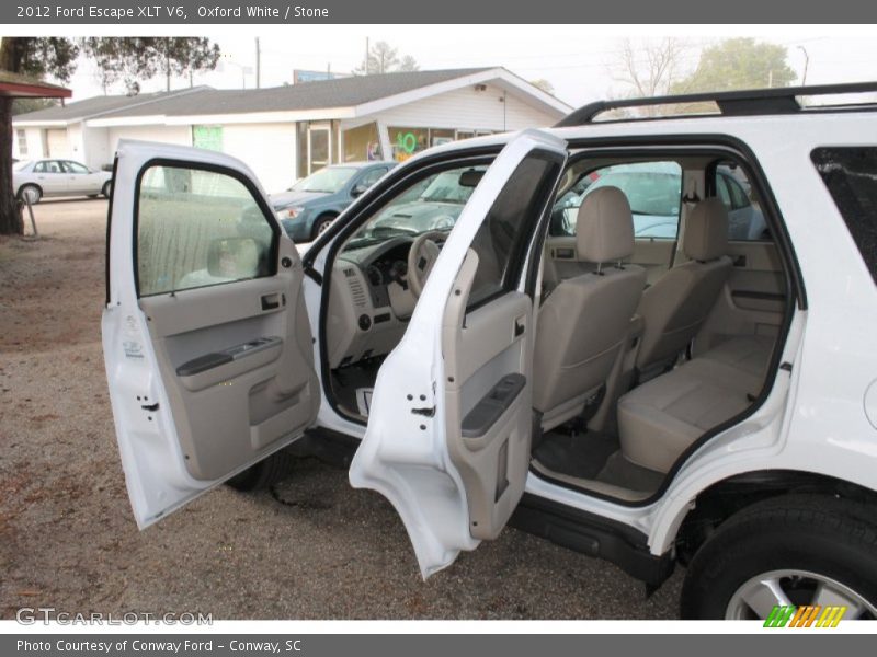 Oxford White / Stone 2012 Ford Escape XLT V6