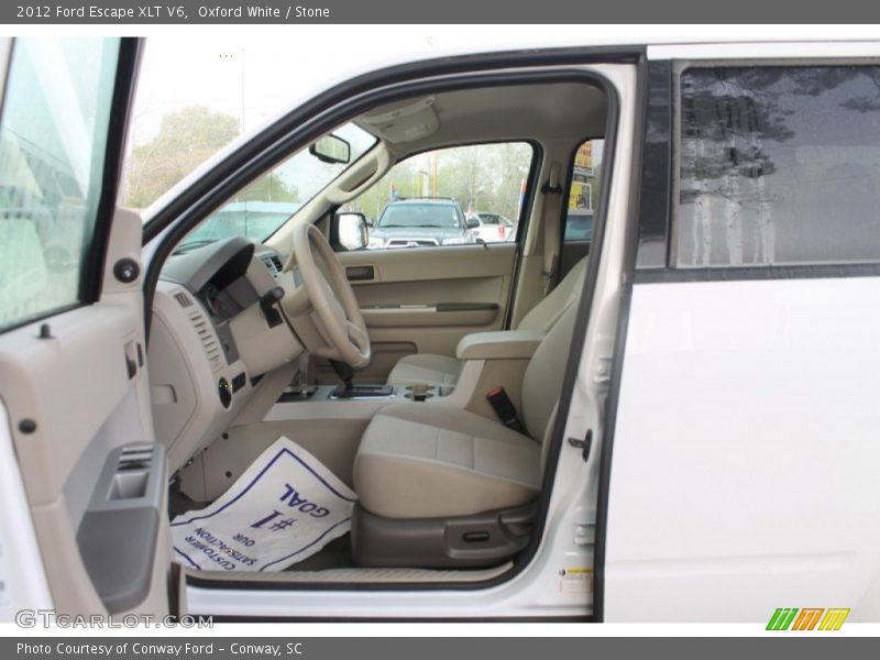Oxford White / Stone 2012 Ford Escape XLT V6