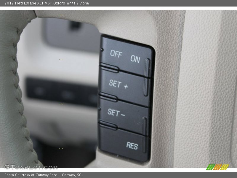 Oxford White / Stone 2012 Ford Escape XLT V6