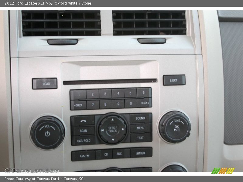 Oxford White / Stone 2012 Ford Escape XLT V6