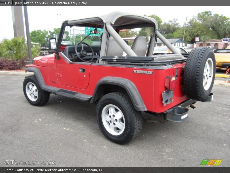  1990 Wrangler S 4x4 Colorado Red