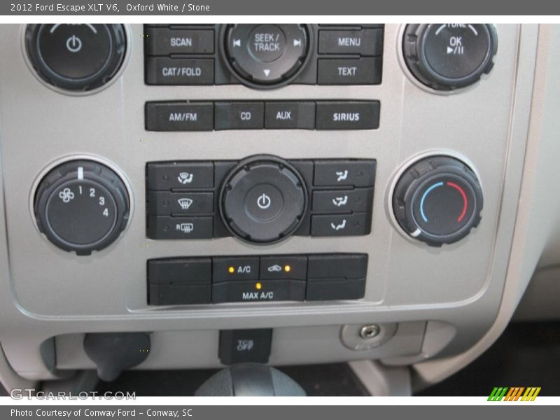 Oxford White / Stone 2012 Ford Escape XLT V6