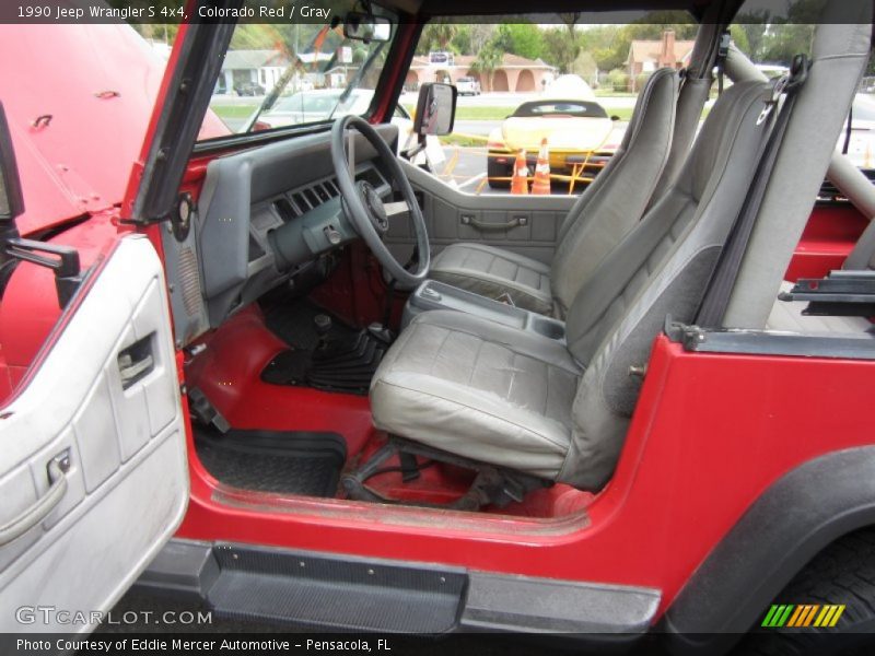  1990 Wrangler S 4x4 Gray Interior