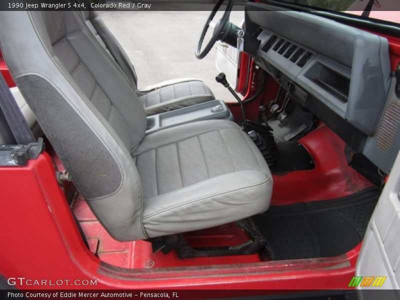  1990 Wrangler S 4x4 Gray Interior
