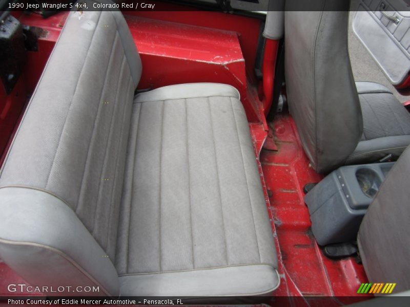 Colorado Red / Gray 1990 Jeep Wrangler S 4x4
