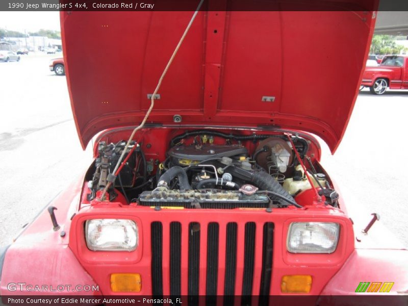 Colorado Red / Gray 1990 Jeep Wrangler S 4x4