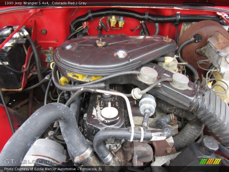  1990 Wrangler S 4x4 Engine - 4.2 Liter OHV 12-Valve Inline 6 Cylinder